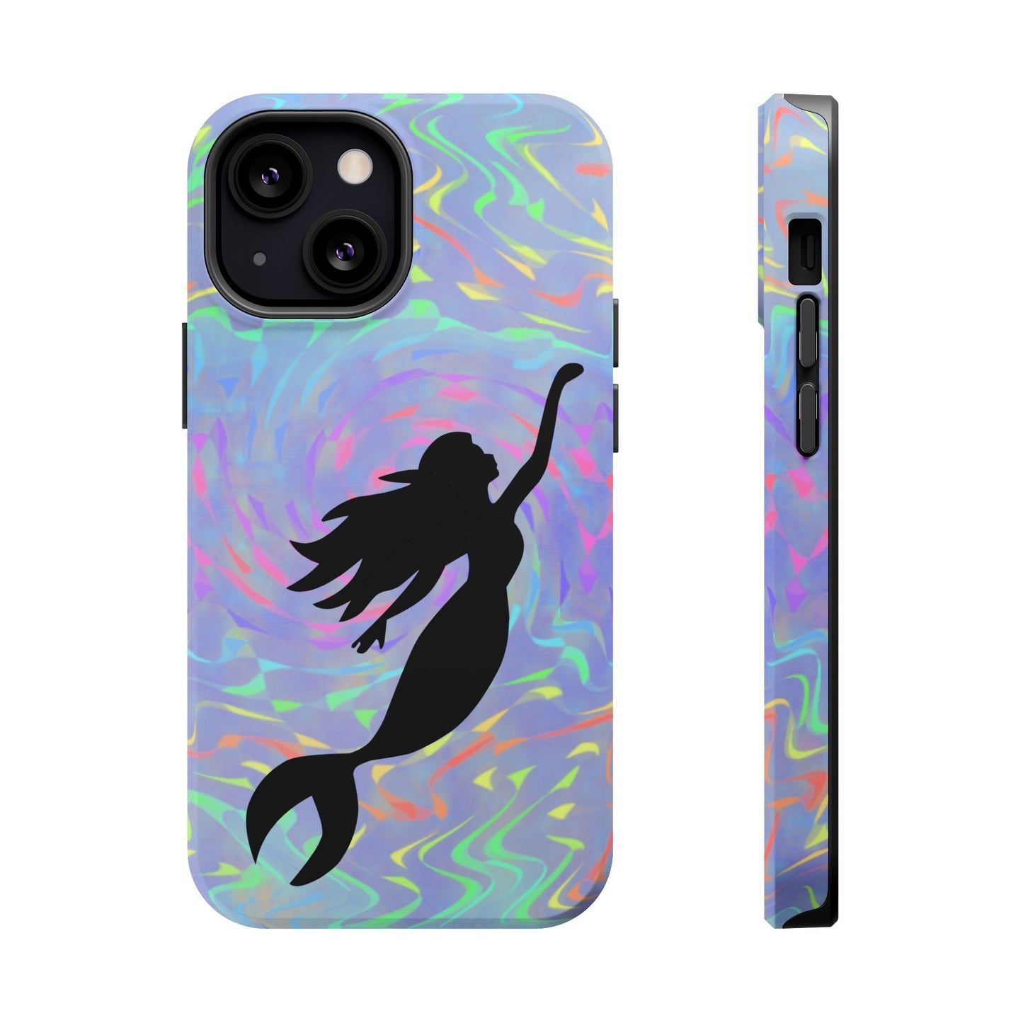 Mermaid Silhouette MagSafe® Compatible Tough Case for iPhone