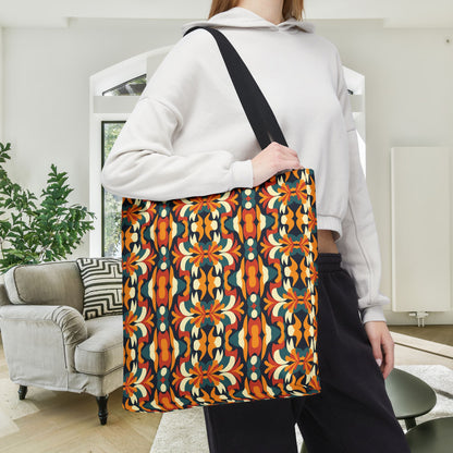 Autumn Kaleidoscope Canvas Tote Bag