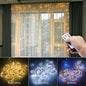 LED Multi-Color Curtain Lights w/Remote Control