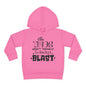 The Twos Aren't Terrible I'm Having a Blast Toddler Hoodie