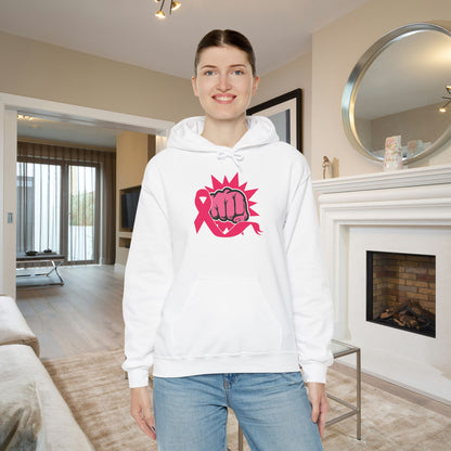 Breast Cancer Warrior Punch Adult Heavy Blend™ Hoodie