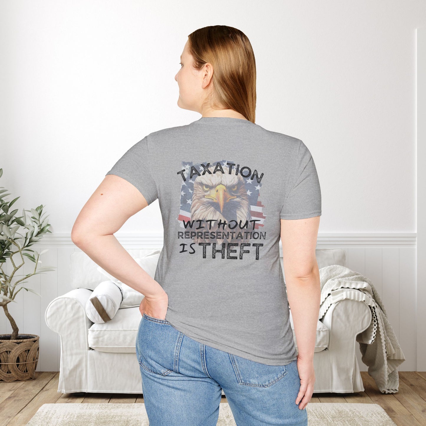 Taxation without Representation is Theft Adult T-shirt