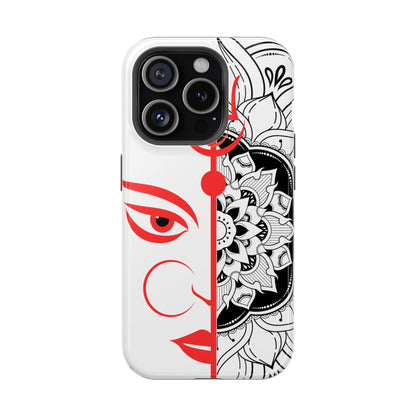 Goddess Durga Mata w/Mandala MagSafe® Compatible Tough Case for iPhone