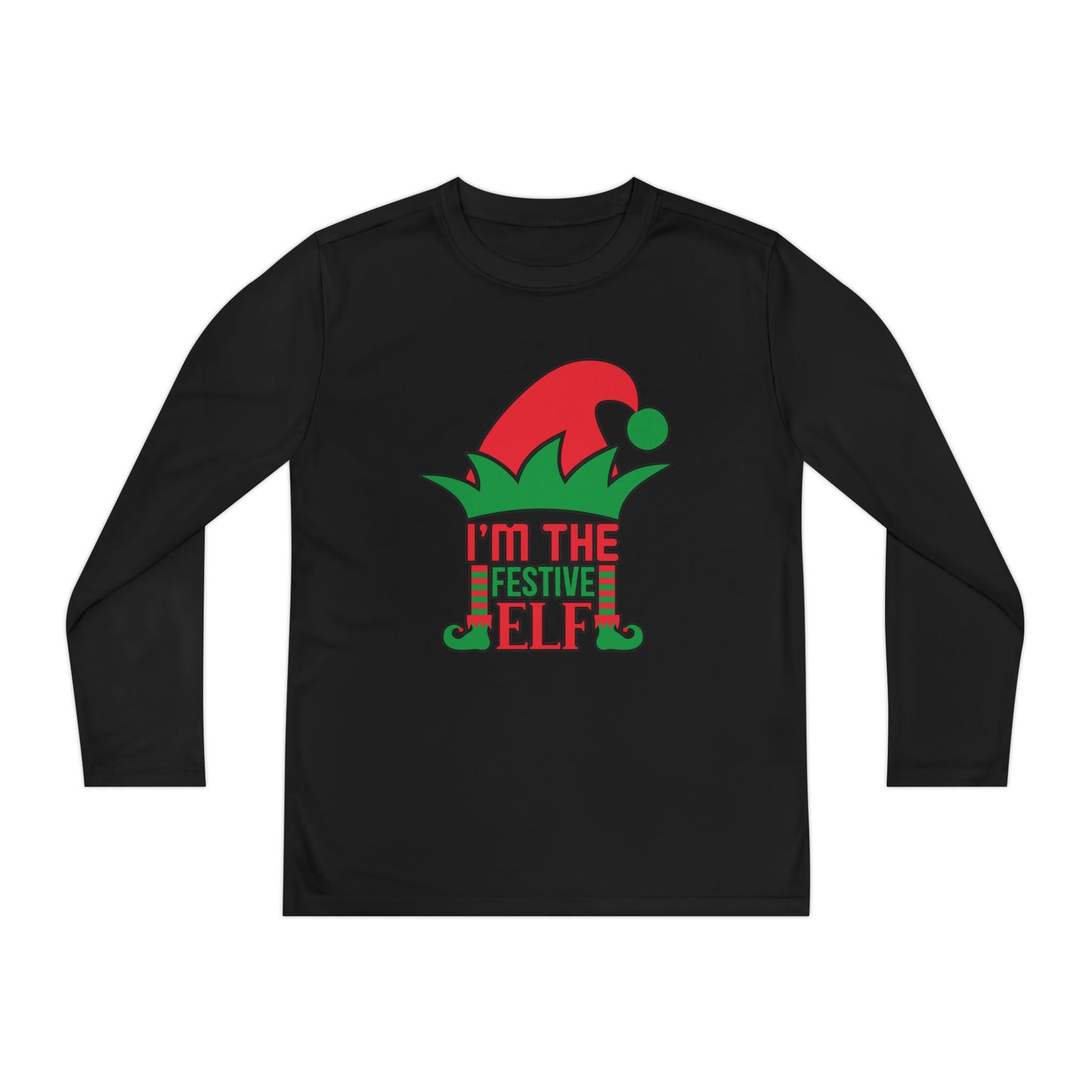 I'm The Festive Elf Youth Long Sleeve Tee