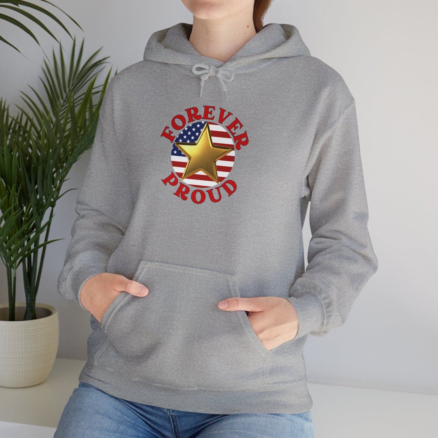 Gold Star Grandpa Heavy Blend™ Hooded Sweatshirt