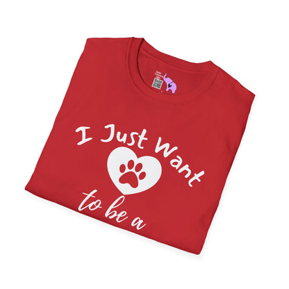 I Just Want To Be A Stay At Home Dog Dad Adult T-shirt