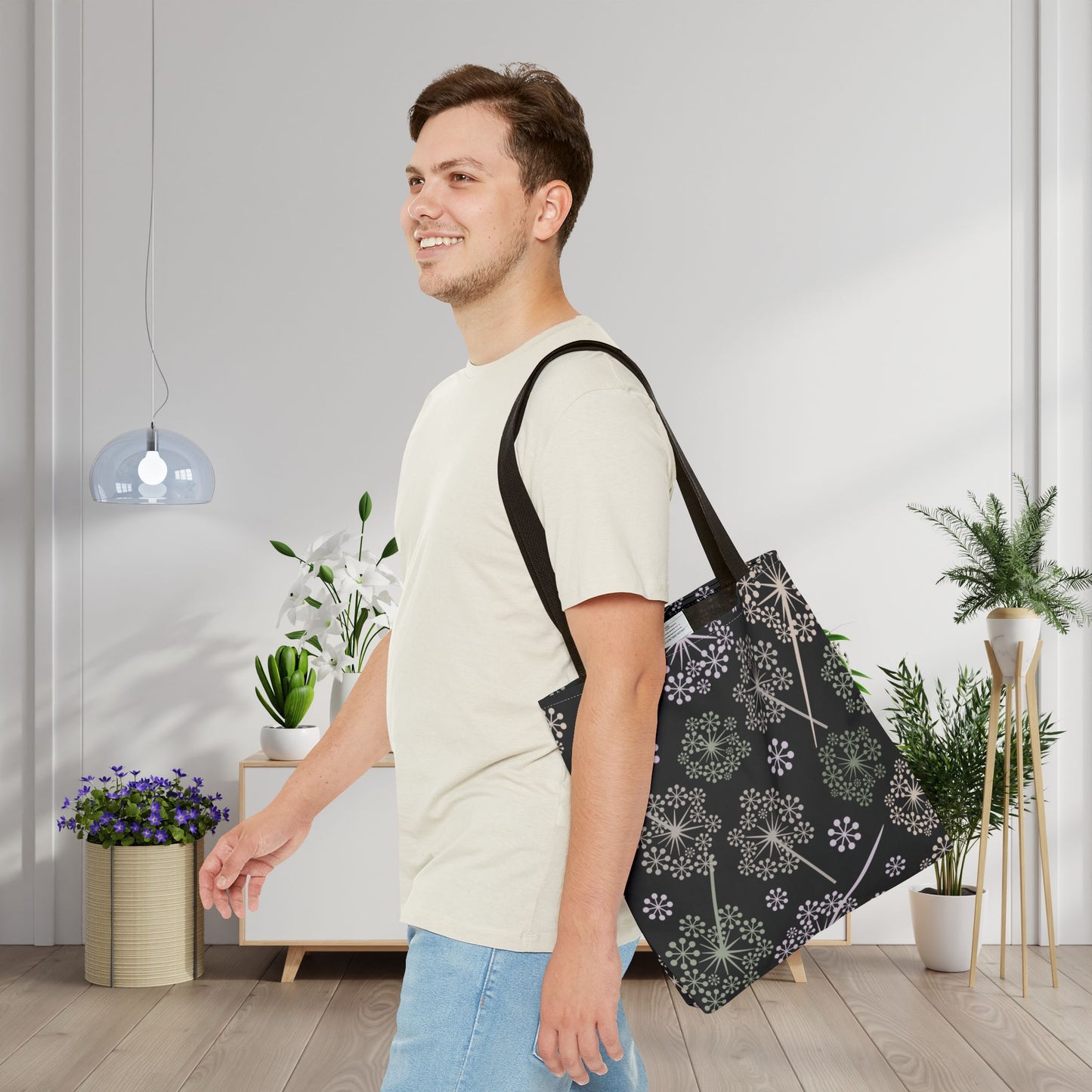 Dandelion Nightfall Canvas Tote Bag