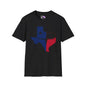 Texas Flag w/Longhorn Adult T-shirt