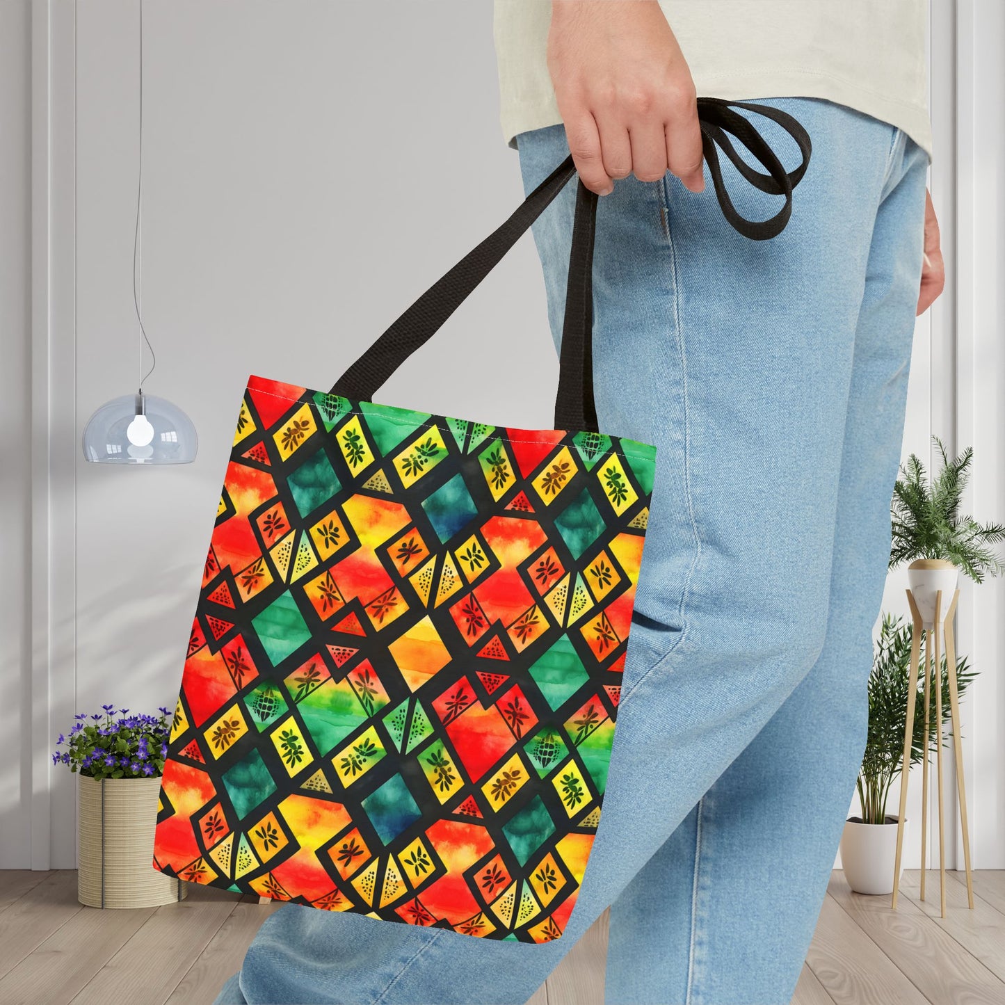 Freedom Flame Canvas Tote Bag