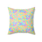 Dreamsicle Camo Throw Pillow