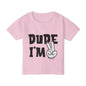 Dude I'm 2 Heavy Cotton™ Toddler T-shirt