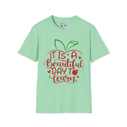 It's A Beautiful Day To Learn Adult T-shirt