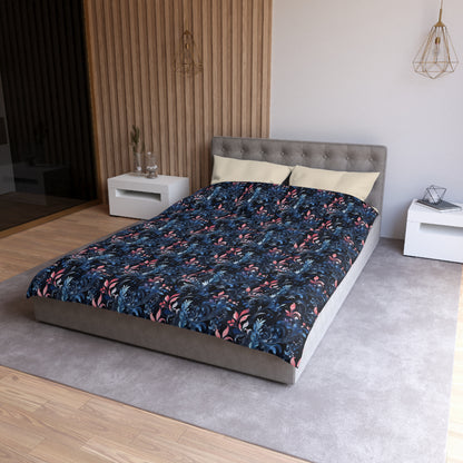 Dusky Floral Whispers Microfiber Duvet Cover