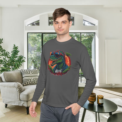 Cool Dinosaur Adult Long Sleeve Tee