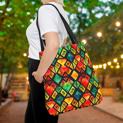 Freedom Flame Canvas Tote Bag