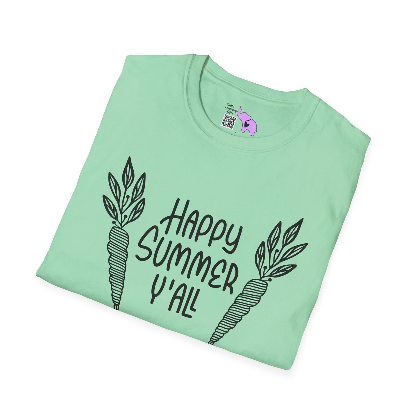 Happy Summer Y'all Adult T-shirt