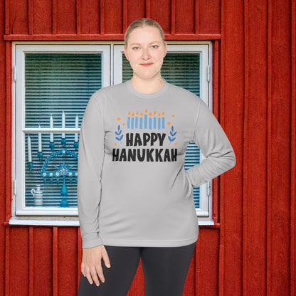 Happy Hanukkah 5 Adult Long Sleeve Tee