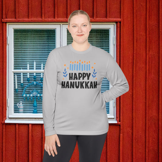 Happy Hanukkah 5 Adult Long Sleeve Tee