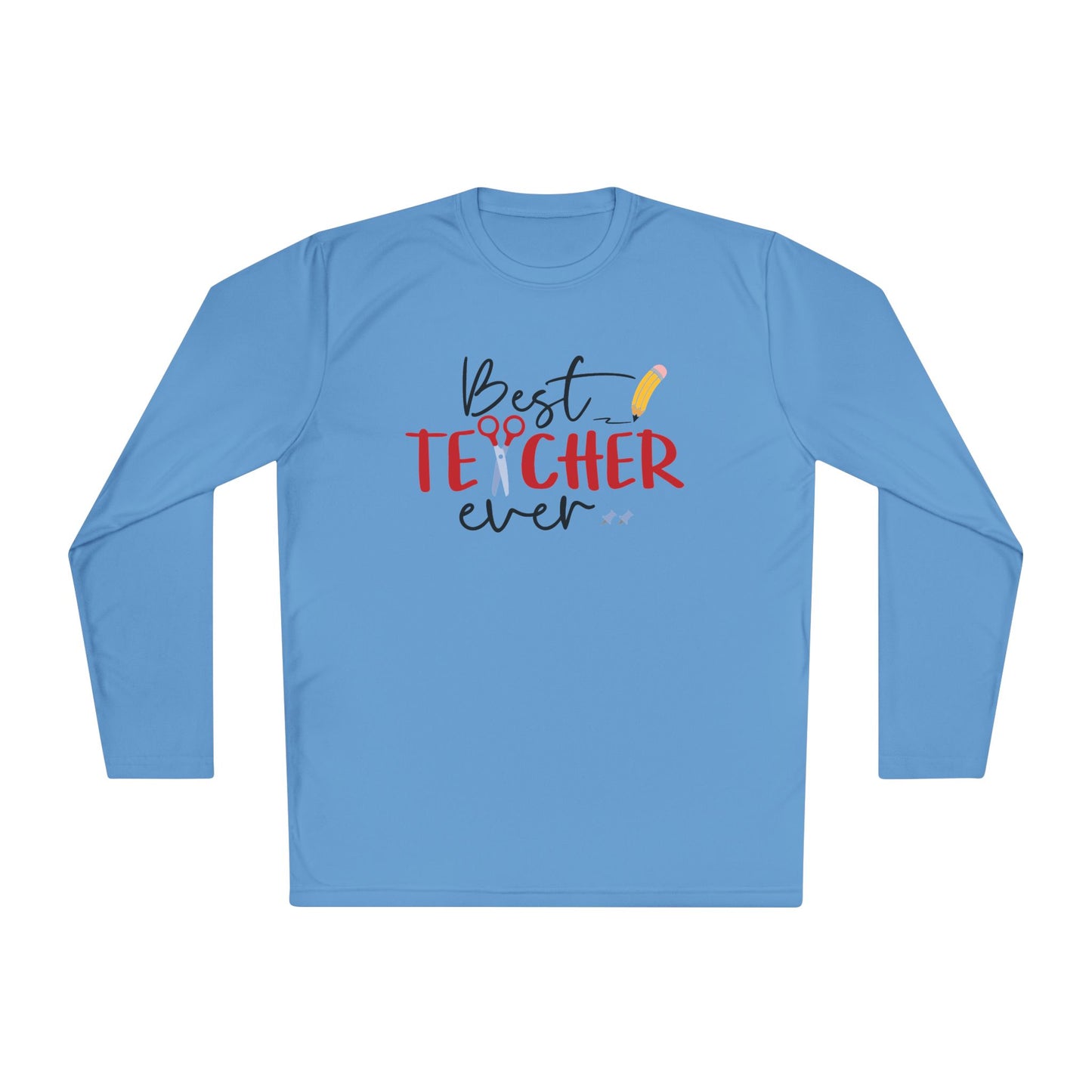 Best Teacher Ever Adult Long Sleeve Tee
