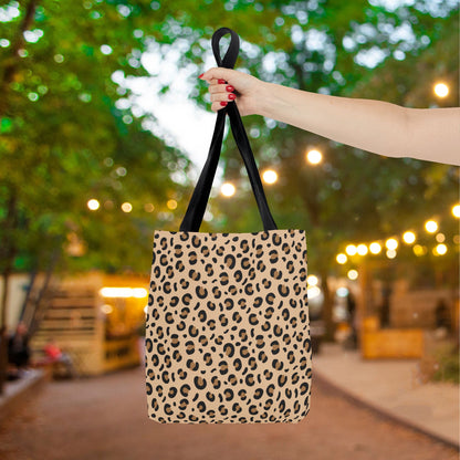 Cheetah Print Canvas Tote Bag