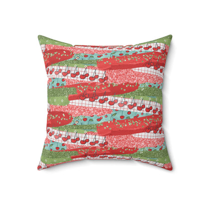 Cherry Lane Throw Pillow