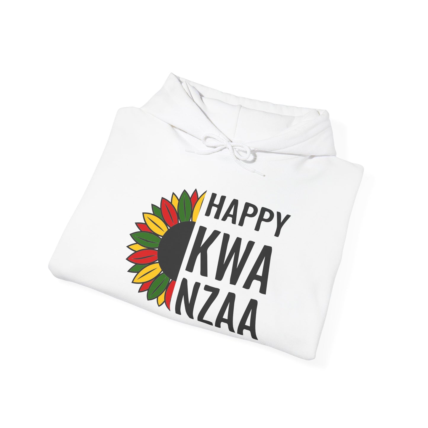 Happy Kwanzaa Sunflower Adult Heavy Blend™ Hooded Sweatshirt