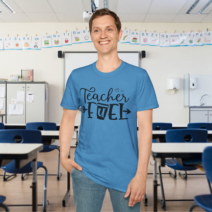 Teacher Fuel Adult T-shirt