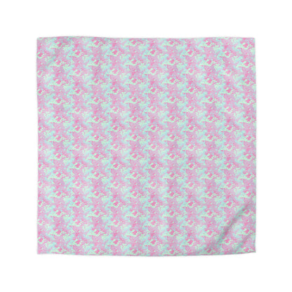 Berry Sorbet Camo Microfiber Duvet Cover
