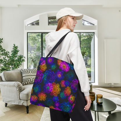 Luminous Carnations Canvas Tote Bag