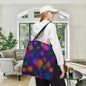 Luminous Carnations Canvas Tote Bag