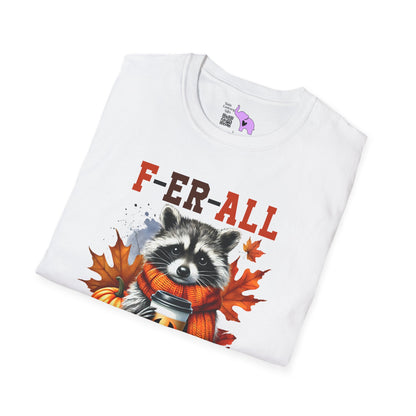 F-Er-All Raccoon Adult T-shirt