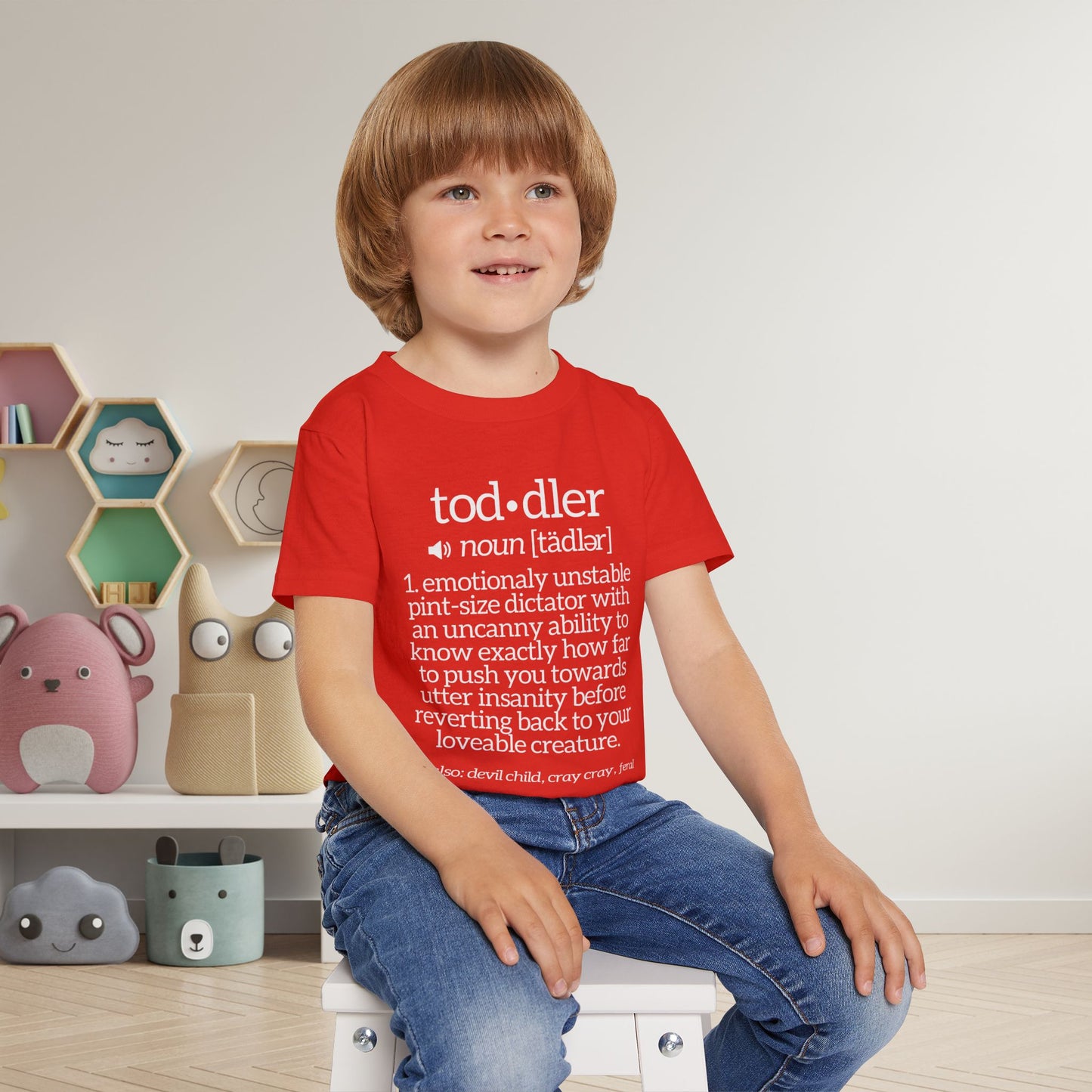 Funny Toddler Definition Heavy Cotton™ Toddler T-shirt