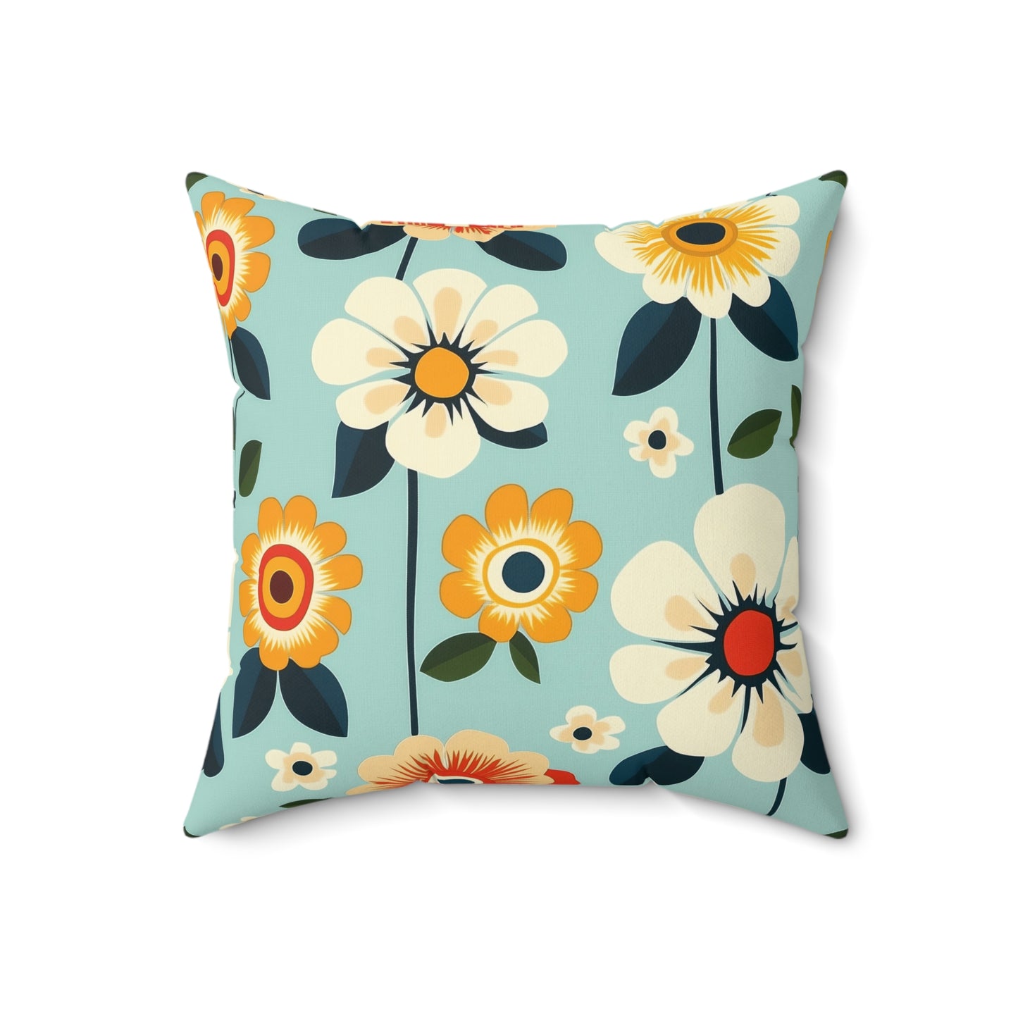 Joy Petals Throw Pillow