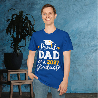 Proud Dad of a 2027 Graduate Adult T-shirt