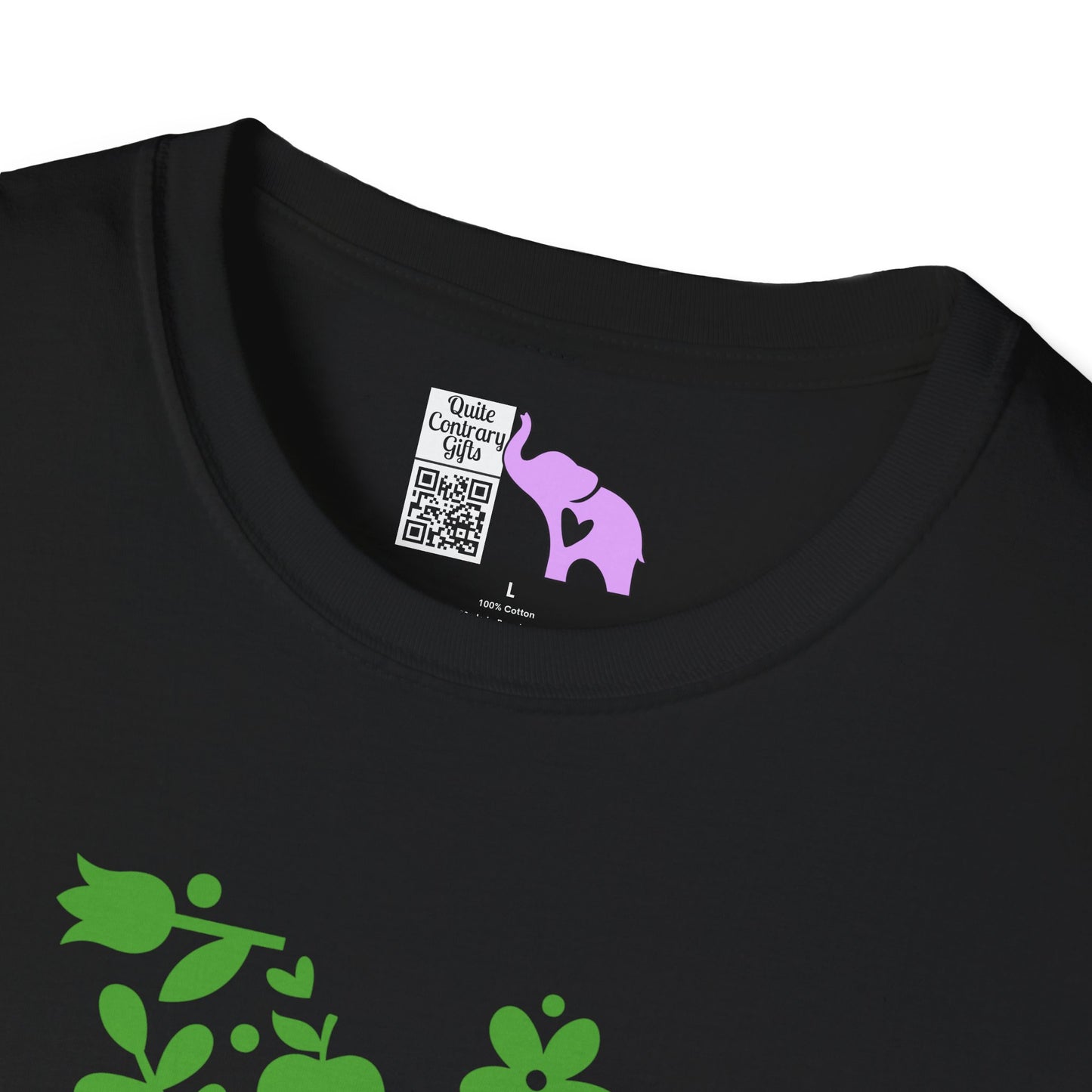Teacher Apple Heart Adult T-shirt
