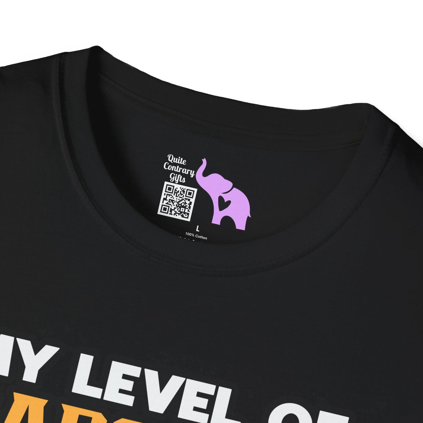 My Level of Sarcasm Adult T-shirt