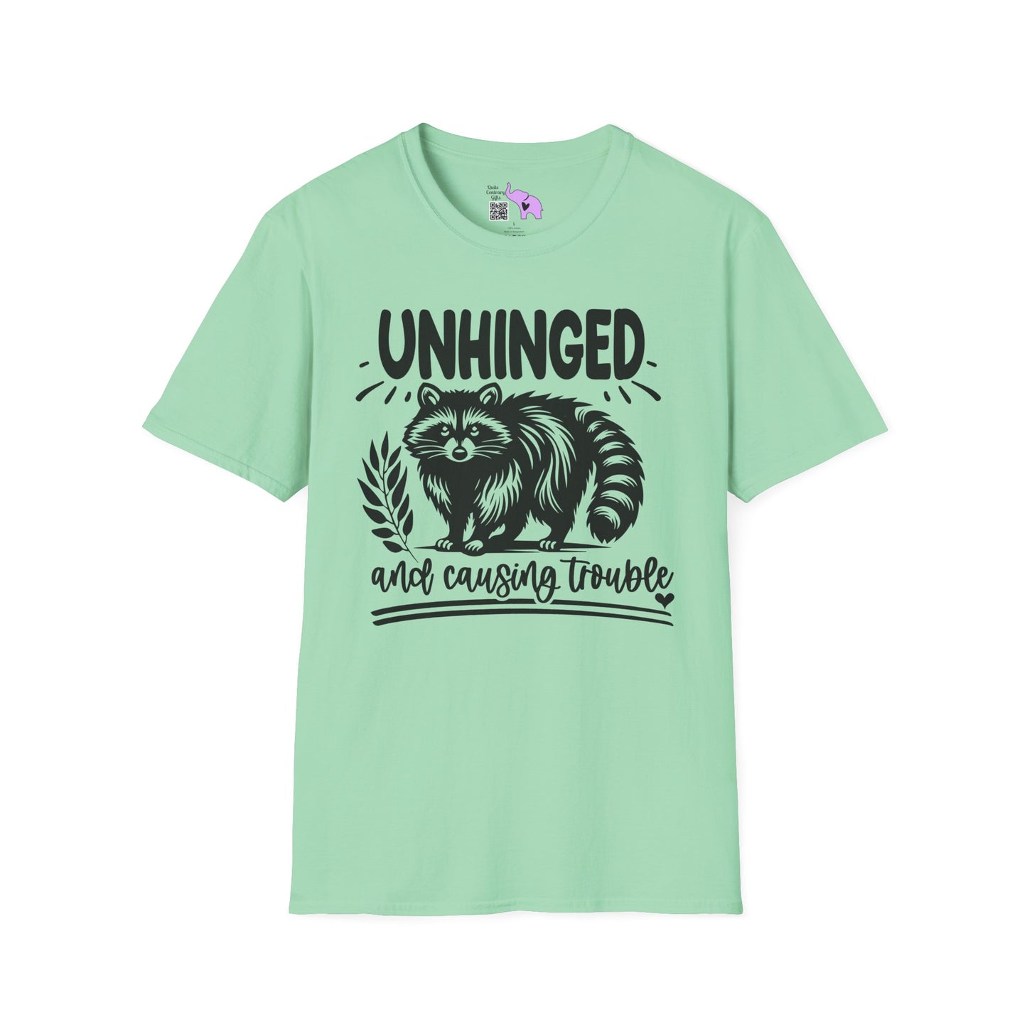 Unhinged and Causing Trouble Adult T-shirt