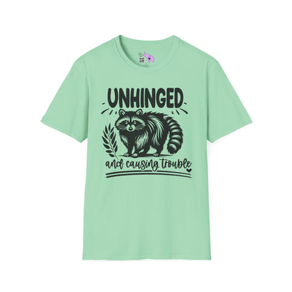 Unhinged and Causing Trouble Adult T-shirt