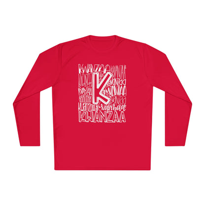 Kwanzaa Wordcloud Adult Long Sleeve Tee