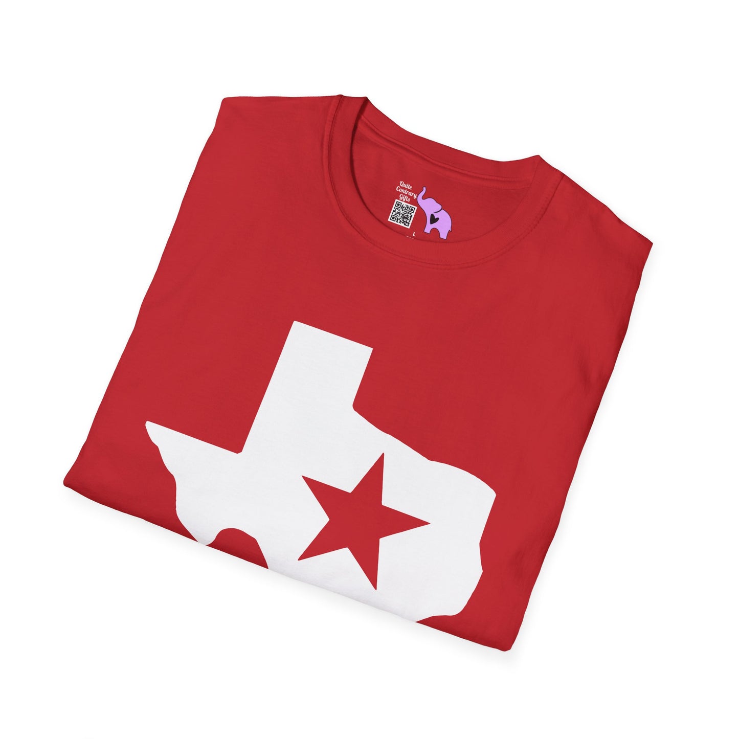 Texas w/Star Adult T-shirt
