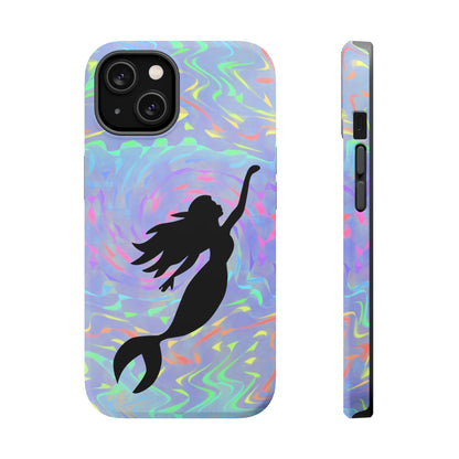 Mermaid Silhouette MagSafe® Compatible Tough Case for iPhone