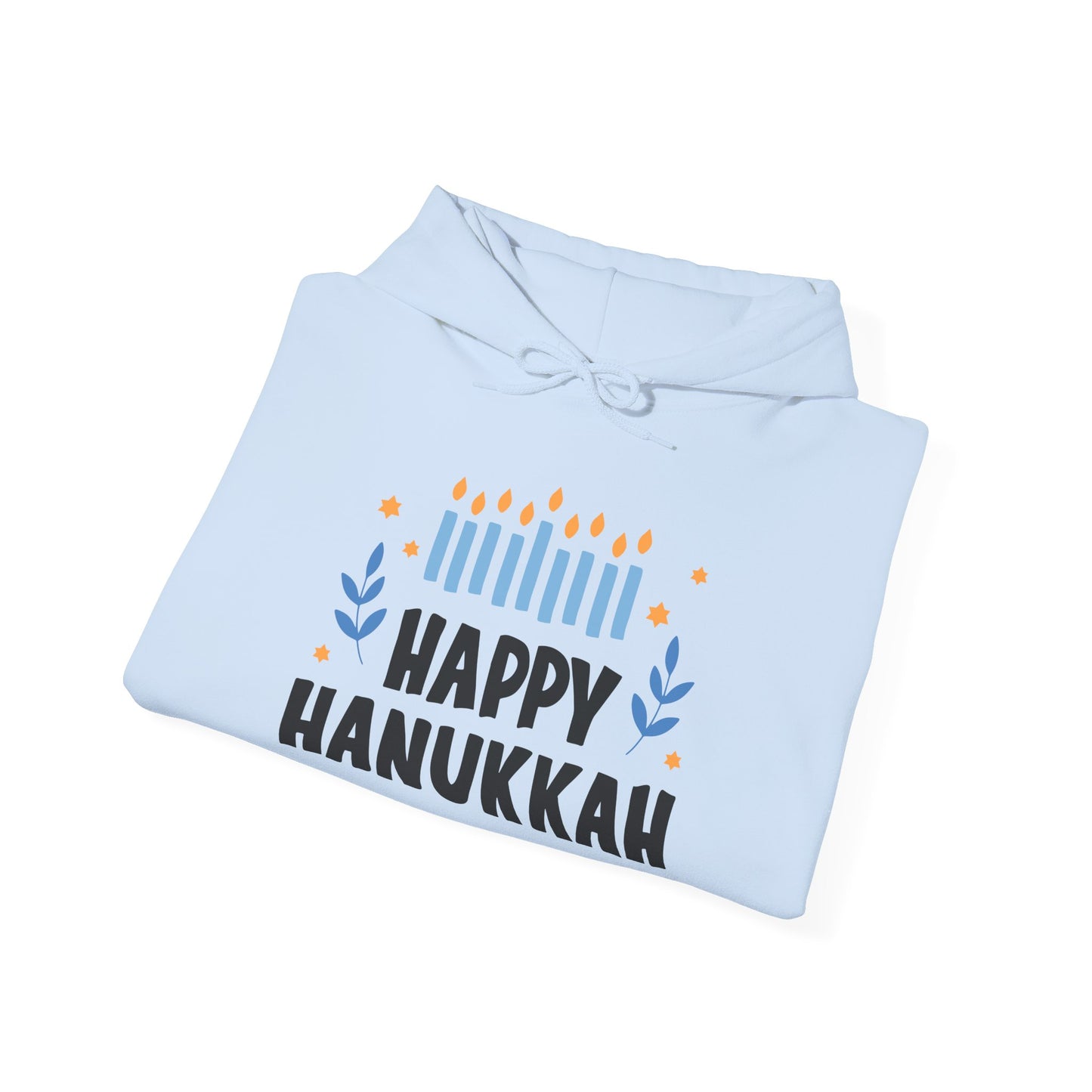 Happy Hanukkah 5 Heavy Blend™ Hooded Sweatshirt