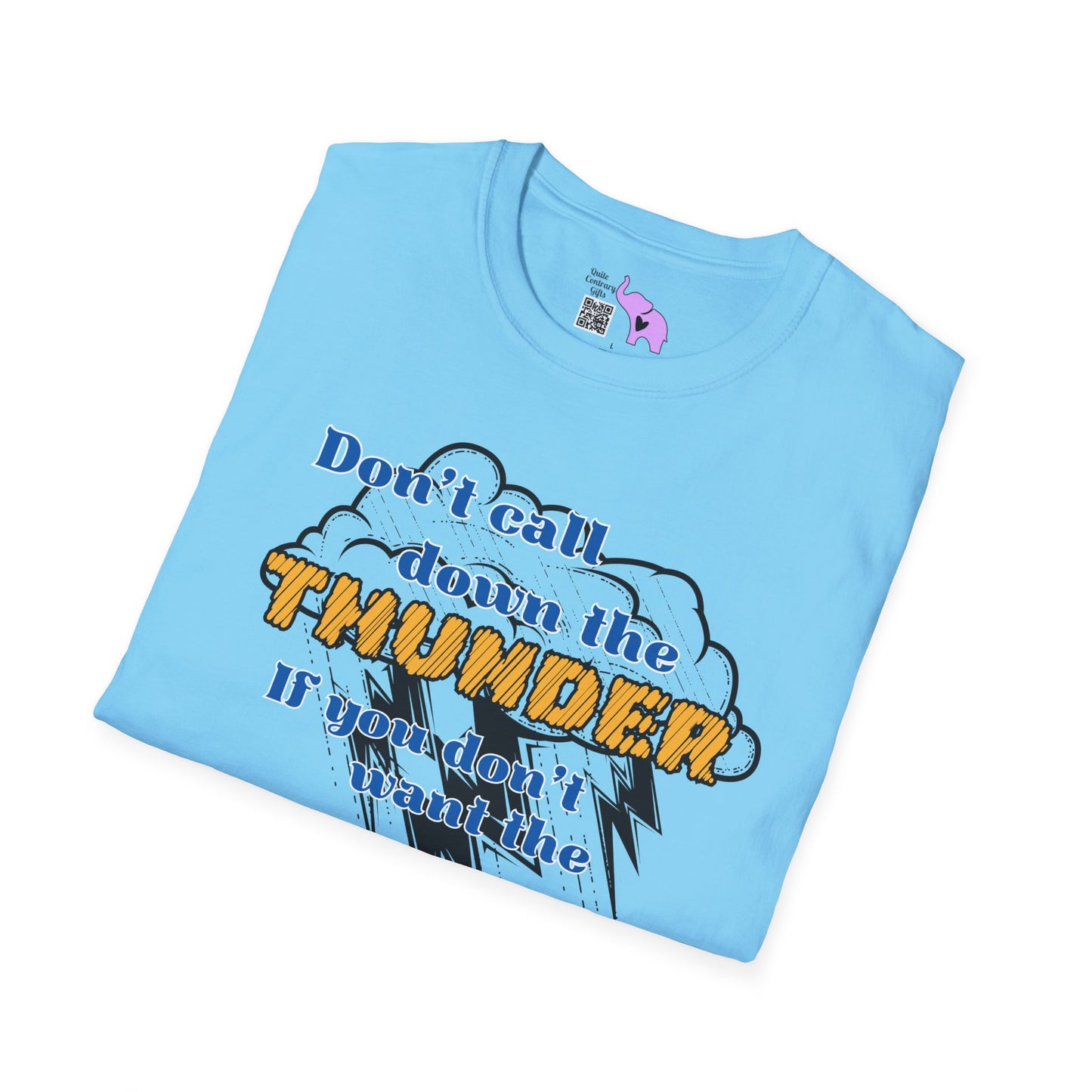 Don't Call Down The Thunder If You Can't Take The Heat T-shirt