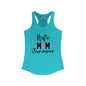 Wife Mom Survivor (Breast Cancer) Women's Ideal Racerback Tank