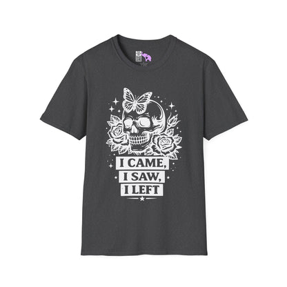 I Came, I Saw, I Left Adult T-shirt