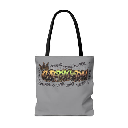 Capricorn Street Art Canvas Tote Bag
