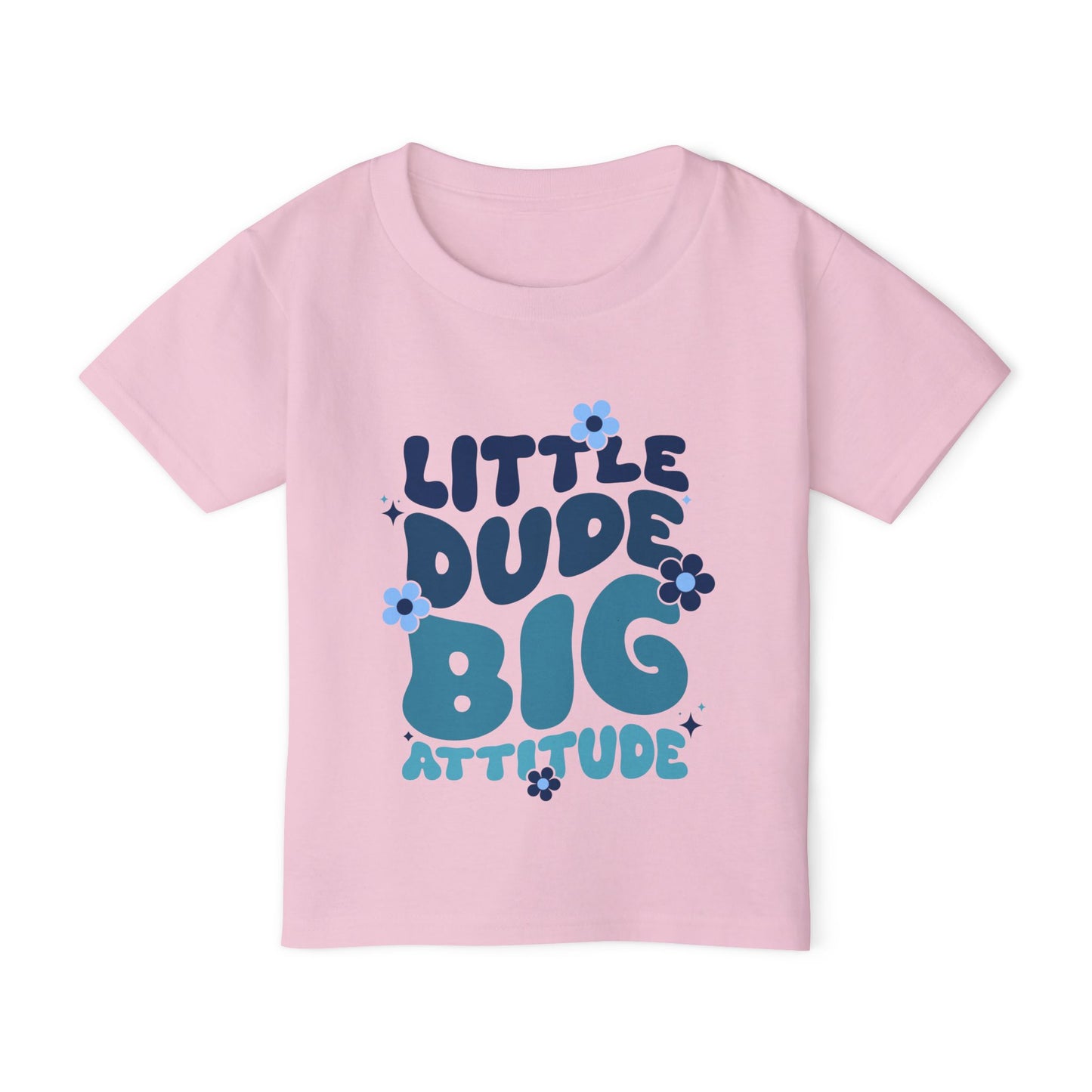 Little Dude Big Attitude Heavy Cotton™ Toddler T-shirt