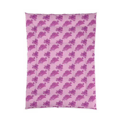 Bubblegum Bloom Peonies Basic Bedding Set