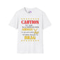 Caution My Son is a US Airman I've Been Known to Brag (Dad) Unisex Softstyle T-Shirt