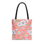 Jasmine Blush Garden Canvas Tote Bag